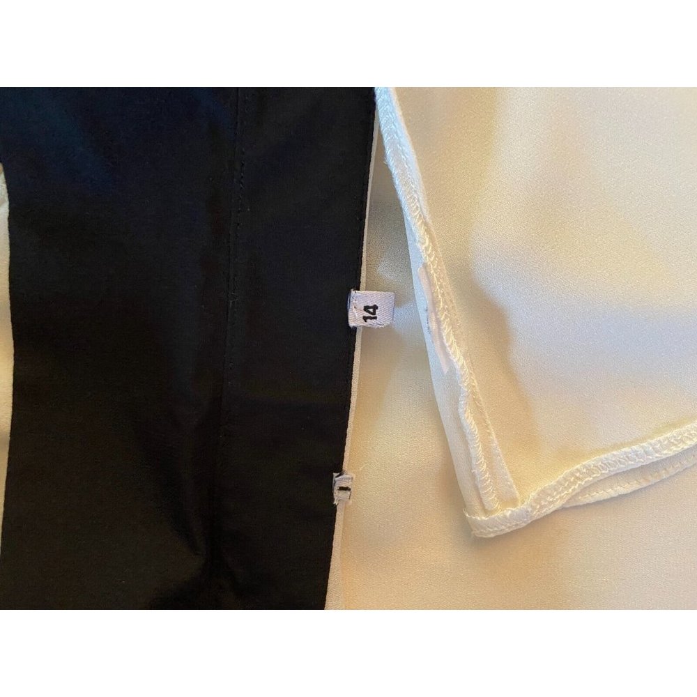 🌱   pretty creamy white lace Blouse women’s top matching silky cami NEW - Picture 14 of 14